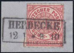 Nr. 1439 - Nachverwendeter Preußenstempel - Herdecke / R2