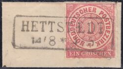Nr. 1466 - Nachverwendeter Preußenstempel - Hettstaedt / R2