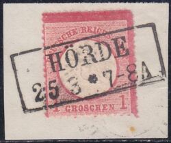 Nr. 1490 - Nachverwendeter Preußenstempel - Hörde / R2