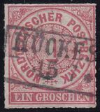 Nr. 1532 - Nachverwendeter Preußenstempel - Hückeswagen / R2