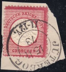 Nr. 1595 - Nachverwendeter Preußenstempel - Jüterbog / K2