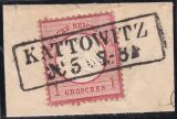 Nr. 1625 - Nachverwendeter Preußenstempel -...