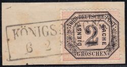 Nr. 1704 - Nachverwendeter Preußenstempel - Königsberg N. M. / R2