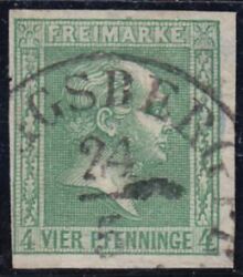 Nr. 1705 - Nachverwendeter Preußenstempel - Königsberg PR. / K2