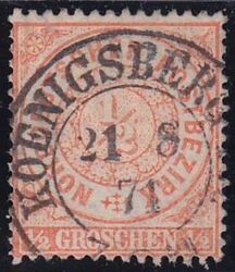 Nr. 1706 - Nachverwendeter Preuenstempel - Knigsberg PR. / K2