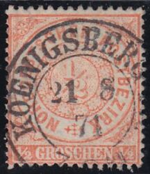 Nr. 1706 - Nachverwendeter Preußenstempel - Königsberg PR. / K2