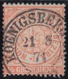 Nr. 1706 - Nachverwendeter Preußenstempel -...