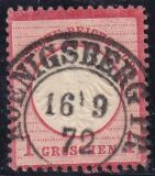 Nr. 1706 - Nachverwendeter Preußenstempel -...