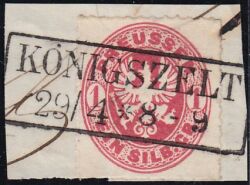 Nr. 1724 - Nachverwendeter Preußenstempel - Königszelt / R2