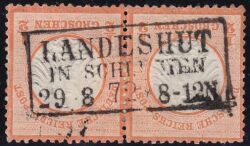 Nr. 1817 - Nachverwendeter Preußenstempel - Landshut in Schlesien / R3