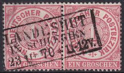 Nr. 1817 - Nachverwendeter Preuenstempel - Landshut in Schlesien / R3