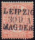 Nr. 1890 - Nachverwendeter Preußenstempel -...