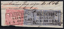 Nr. 2053 - Nachverwendeter Preußenstempel - Magdeburg Bahnhof / R3