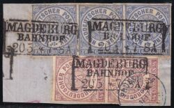 Nr. 2053 - Nachverwendeter Preußenstempel - Magdeburg Bahnhof / R3