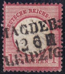 Nr. 2057 - Nachverwendeter Preuenstempel - Magdeburg-Leipzig / L3