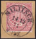 Nr. 2156 - Nachverwendeter Preußenstempel -...