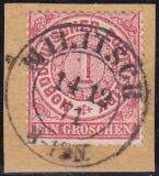 Nr. 2156 - Nachverwendeter Preuenstempel - Militsch / K2