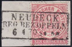 Nr. 2282 - Nachverwendeter Preuenstempel - Neudeck Reg. Bez. Oppeln / R3