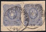 Nr. 2322 - Nachverwendeter Preußenstempel -...