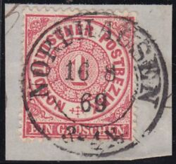 Nr. 2400 - Nachverwendeter Preußenstempel - Nordhausen / K2