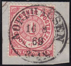 Nr. 2400 - Nachverwendeter Preuenstempel - Nordhausen / K2