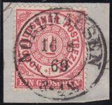 Nr. 2400 - Nachverwendeter Preußenstempel -...