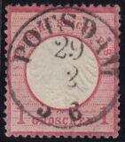 Nr. 2605 A - Nachverwendeter Preußenstempel -...