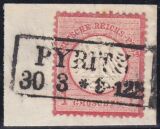 Nr. 2652 - Nachverwendeter Preußenstempel - Pyritz...
