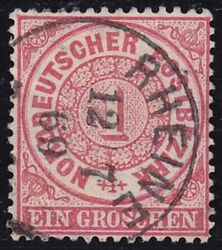 Nr. 2756 - Nachverwendeter Preuenstempel - Rheine / K1