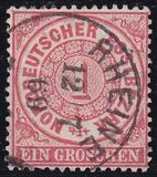 Nr. 2756 - Nachverwendeter Preußenstempel - Rheine / K1