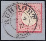 Nr. 2834 - Nachverwendeter Preußenstempel - Ruhrort...