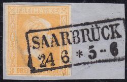 Nr. 2847 - Nachverwendeter Preuenstempel - Saarbrck / R2
