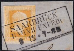 Nr. 2849 - Nachverwendeter Preußenstempel - Saarbrück Bahnh. Exped. / R3