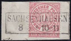 Nr. 2864 - Nachverwendeter Preußenstempel - Sachsenhausen / R2