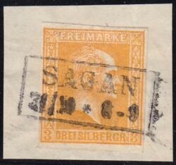 Nr. 2870 - Nachverwendeter Preußenstempel - Sagan / K2