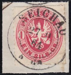 Nr. 3039 - Nachverwendeter Preußenstempel - Seichau / K2