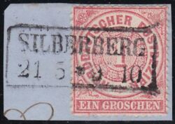 Nr. 3075 - Nachverwendeter Preußenstempel - Silberberg / R2