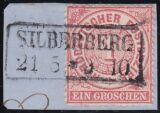 Nr. 3075 - Nachverwendeter Preuenstempel - Silberberg / R2