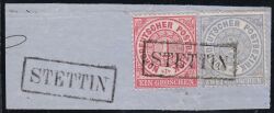 Nr. 3167 - Nachverwendeter Preuenstempel - Stettin / R1