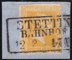 Nr. 3170 - Nachverwendeter Preuenstempel - Stettin Bahnhof / R3