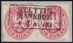 Nr. 3170 - Nachverwendeter Preuenstempel - Stettin Bahnhof / R3