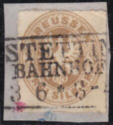 Nr. 3170 - Nachverwendeter Preußenstempel - Stettin Bahnhof / R3