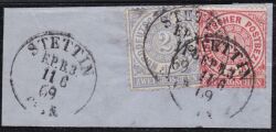 Nr. 3171 - Nachverwendeter Preußenstempel - Stettin E. P. B. 3 / K1