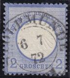 Nr. 3186 - Nachverwendeter Preußenstempel -...