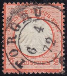 Nr. 3297 - Nachverwendeter Preußenstempel - Torgau / K2
