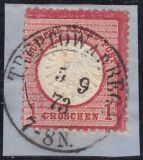 Nr. 3314 - Nachverwendeter Preußenstempel - Treptow...
