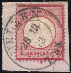 Nr. 3350 - Nachverwendeter Preußenstempel - Uelzen / K2