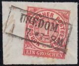 Nr. 3366 - Nachverwendeter Preußenstempel - Usedom...