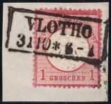 Nr. 3398 - Nachverwendeter Preußenstempel - Vlotho...