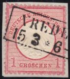 Nr. 3411 - Nachverwendeter Preußenstempel - Vreden...